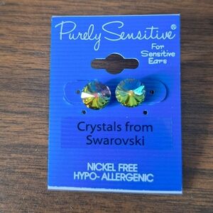 Purely Sensitive Swarovski Crystal element earrings